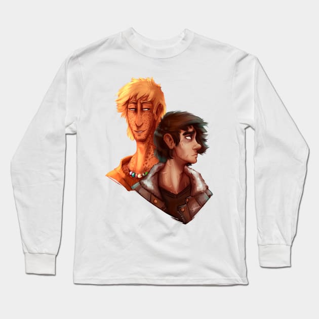 Solangelo Long Sleeve T-Shirt by CrossRoadArt